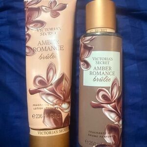 ‘Victoria's Secret’ Amber Romance Brûlée Lotion and Mist Set